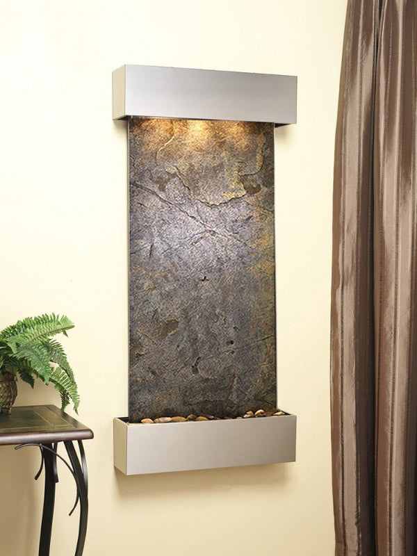 CascadeSprings-GreenFeatherStone-StainlessSteel-Squared-White