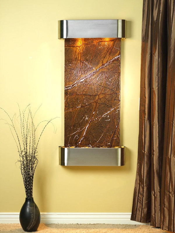 CascadeSprings-RainforestBrownMarble-StainlessSteel-Rounded-White