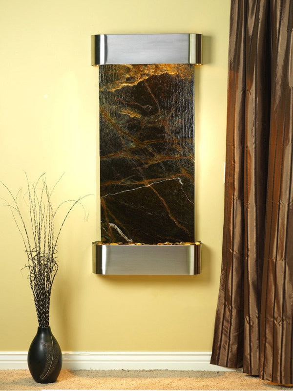 CascadeSprings-RainforestGreenMarble-StainlessSteel-Rounded-White
