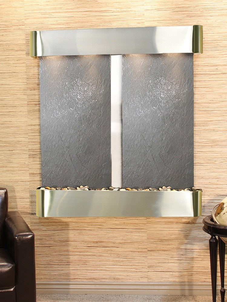 Aspen_Falls_-_Black_FeatherStone_-_Stainless_Steel_-_Rounded_-_White