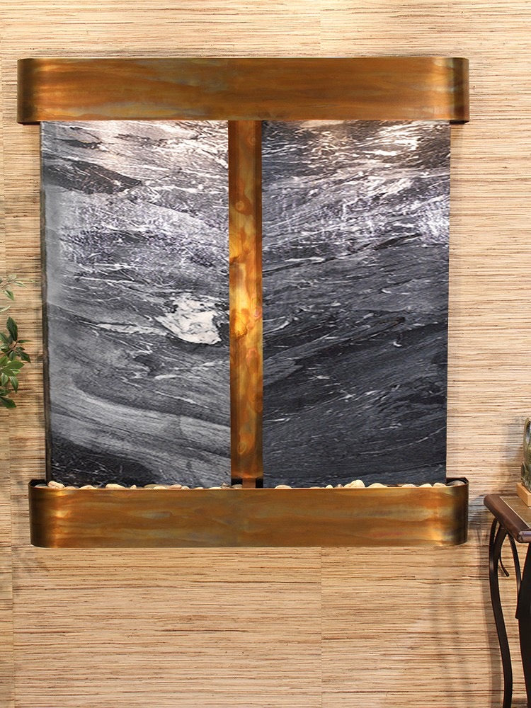 Aspen_Falls_-_Black_Spider_Marble_-_Rustic_Copper_-_Rounded_-_White