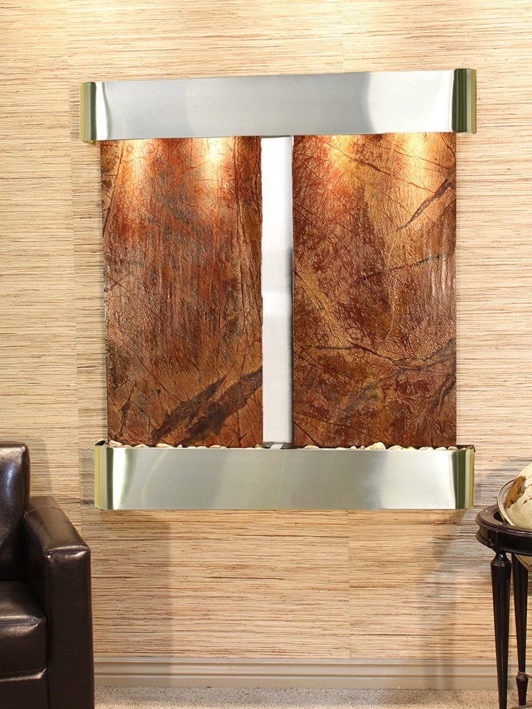 Aspen_Falls_-_Rainforest_Brown_Marble_-_Stainless_Steel_-_Rounded_-_White