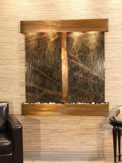 Aspen_Falls_-_Rainforest_Green_Marble_-_Rustic_Copper_-_Squared_-_White