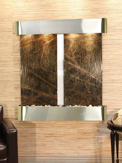 Aspen_Falls_-_Rainforest_Green_Marble_-_Stainless_Steel_-_Rounded_-_White
