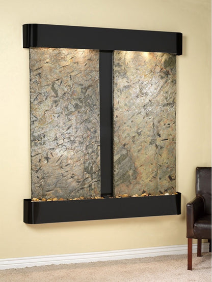 Cottonwood Falls - Green Slate - Blackened Copper - Rounded - White