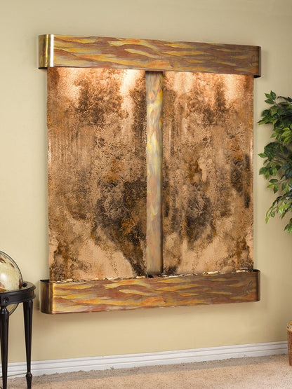 Cottonwood Falls - Magnifico Travertine - Rustic Copper - Rounded - White
