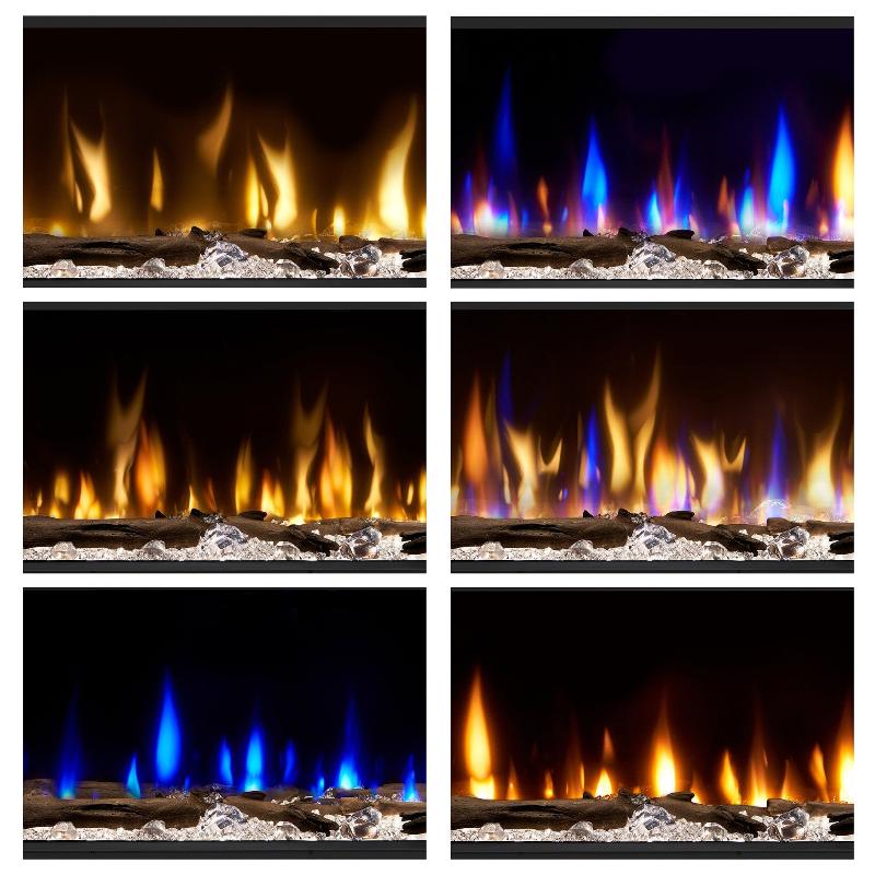 Dimplex Ignite Bold 60 Built-in Linear Electric Fireplace Colored Flames
