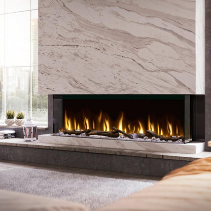Dimplex Ignite Bold 60 Built-in Linear Electric Fireplace Living Room