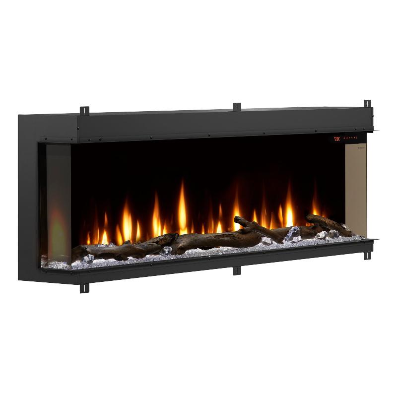 Dimplex Ignite Bold 74 Built-in Linear Electric Fireplace Left Side