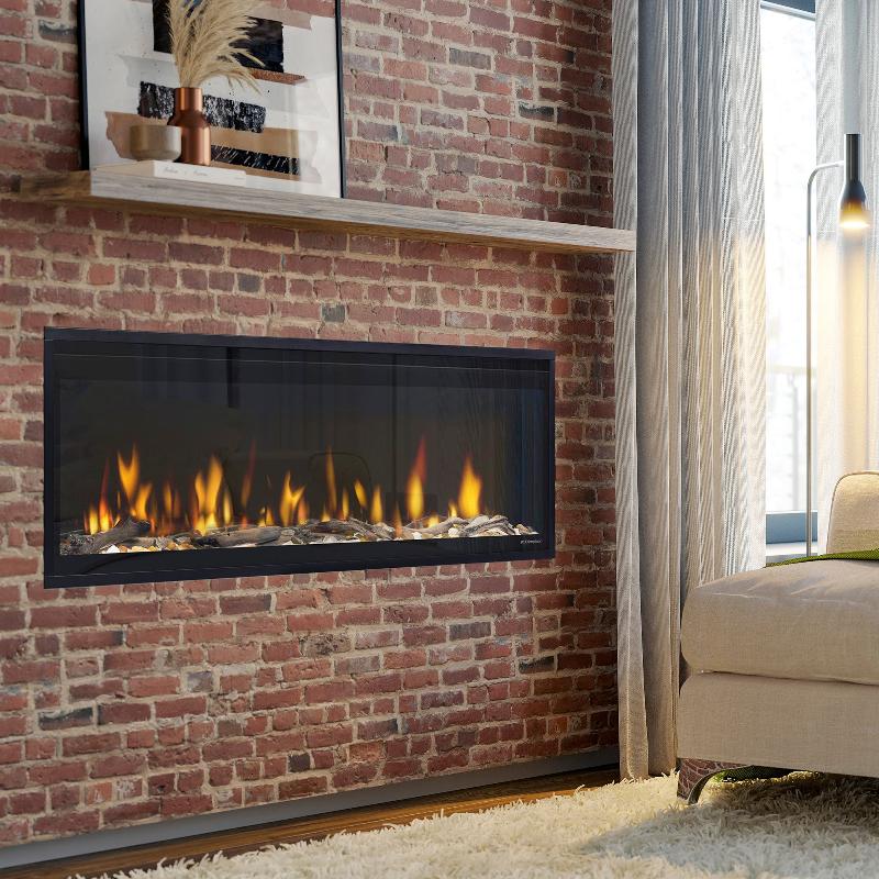 Dimplex Ignite Evolve 50 Built-in Linear Electric Fireplace Living Room
