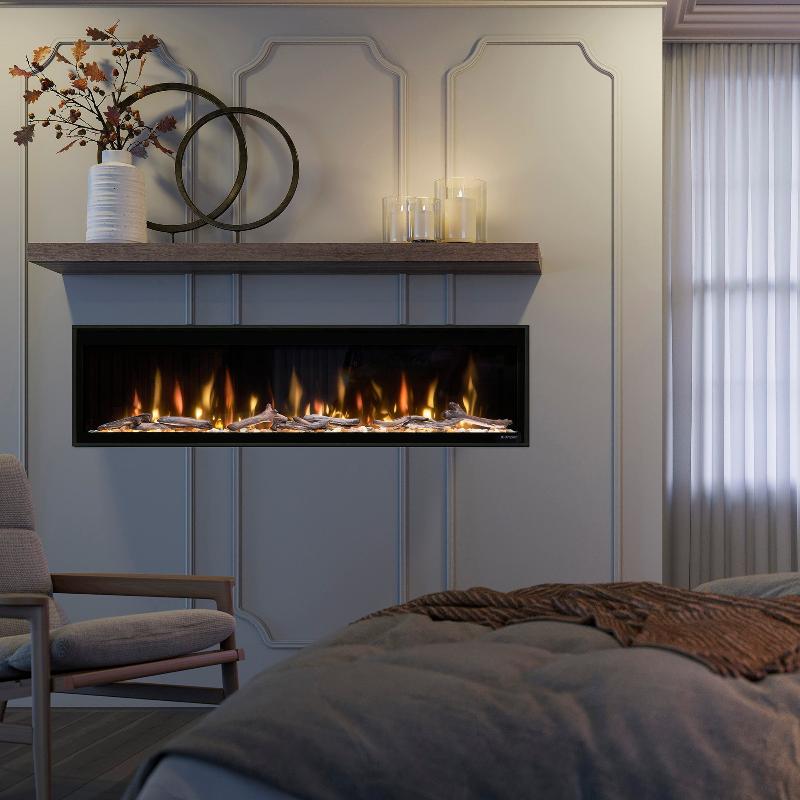 Dimplex Ignite Evolve 60 Built-in Linear Electric Fireplace Bedroom