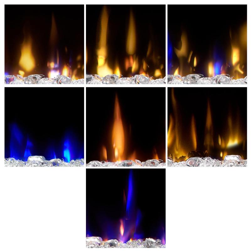Dimplex Ignite Evolve 60 Built-in Linear Electric Fireplace Colored Flames