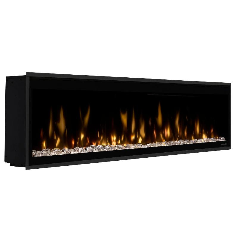 Dimplex Ignite Evolve 74 Built-in Linear Electric Fireplace Left View
