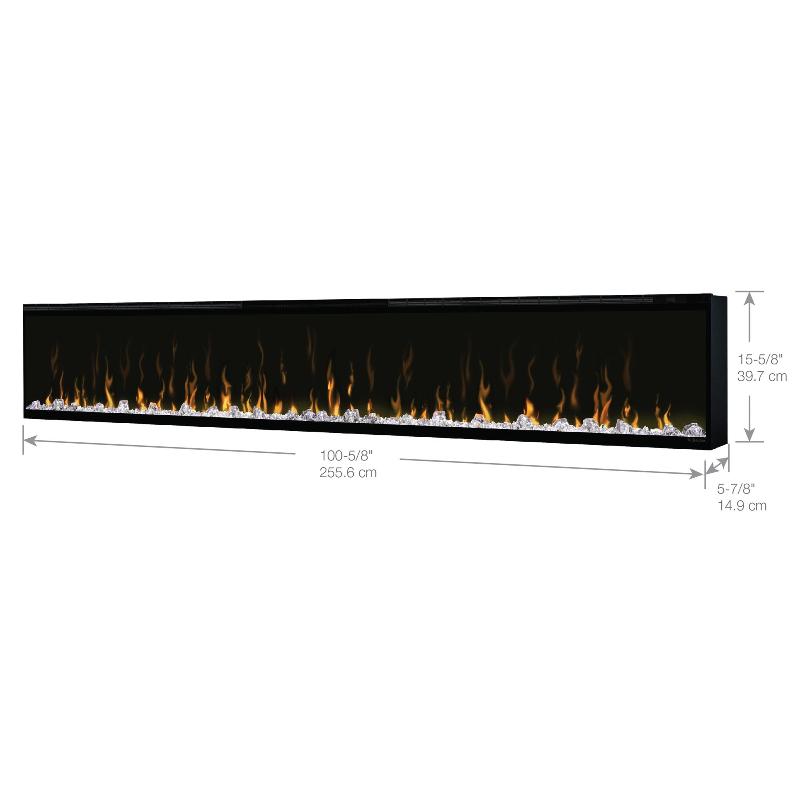 Dimplex Ignite XL 100 Built-in Linear Electric Fireplace Specs