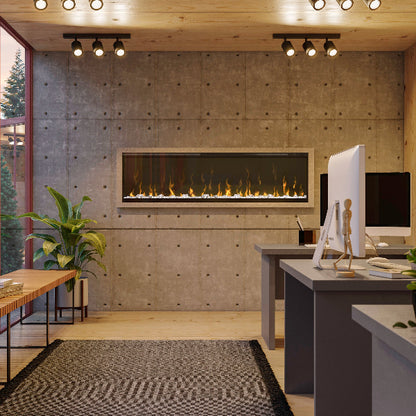 Dimplex Ignite XL 60 Built-in Linear Electric Fireplace Office