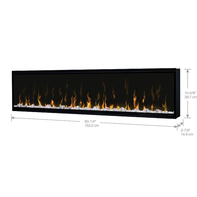 Dimplex Ignite XL 60 Built-in Linear Electric Fireplace Specs