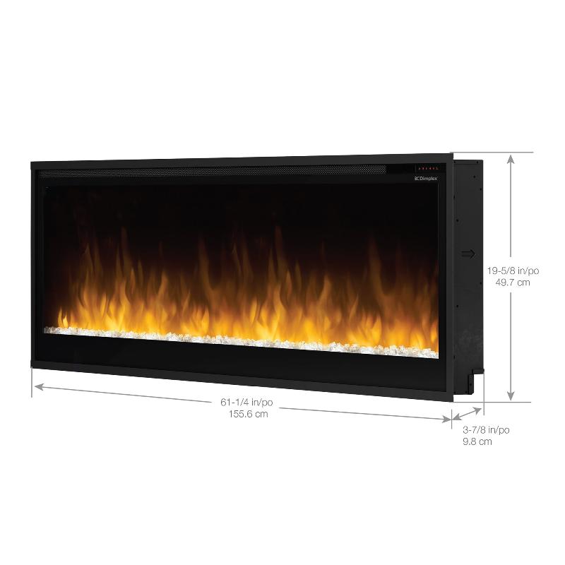 Dimplex Slim Linear 60 Built-in Linear Electric Fireplace Specs