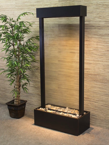 HarmonyRiver_CenteredInBase_-ClearGlass-BlackenedCopper-White_stones
