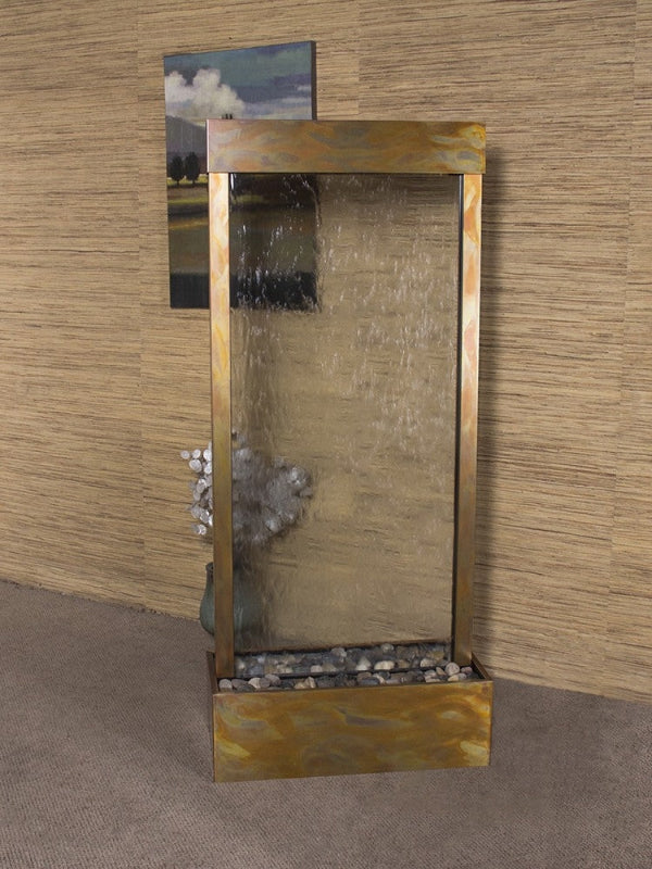 HarmonyRiver_CenteredInBase_-ClearGlass-RusticCopper-multicoloredstones
