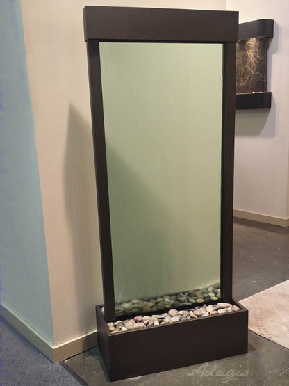 HarmonyRiver_CenteredInBase_-GreenGlass-AntiqueBronze-White_stones