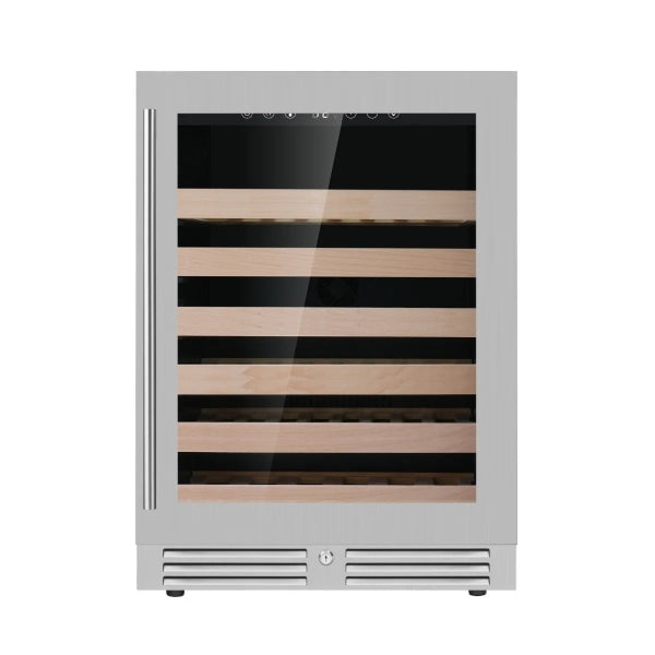 Kingsbottle SS Single Zone Wine Cooler Right Hand Hinge Front View