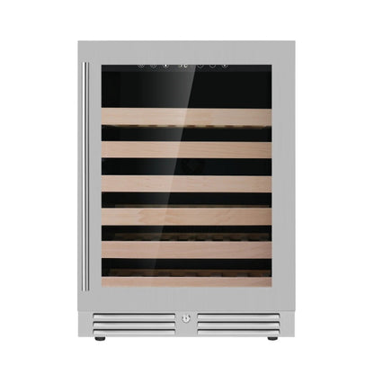 Kingsbottle SS Single Zone Wine Cooler Right Hand Hinge Front View