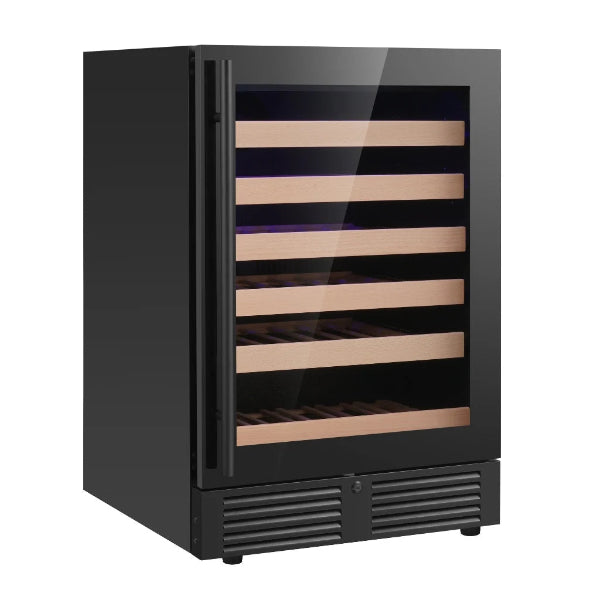 Kingsbottle Single Zone Wine Cooler Right Hand Hinge Side View