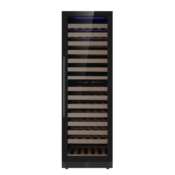 Kingsbottle Tall Dual Zone Wine Cooler Right Hand Hinge Front View