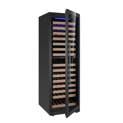 Kingsbottle Tall Dual Zone Wine Cooler Right Hand Hinge Opened Door