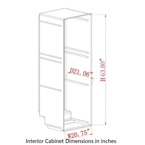 Kingsbottle Tall Large Wine Refrigerator Interior Dimensions